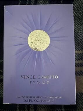 Vince Camuto Lavender and Gold Accent Fragrance Box
